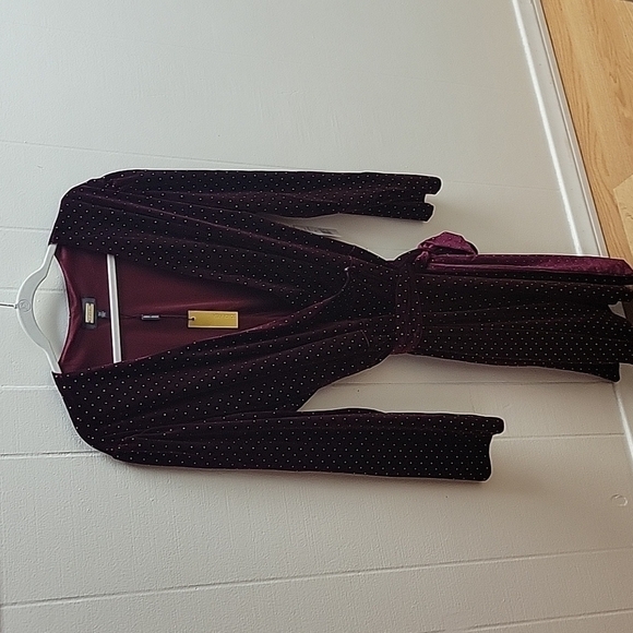 ALEXIA ADMORAMELIA WRAP DRESS - PLUS SIZE 3X - Picture 4 of 9